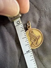 1968 Vintage 10k 1/10 Gold Fill AWTAR SAV Charm Pendant