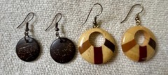 Boho Costume Jewelry Lot Of 11 Pieces Some Vintage Wood Leather Stone