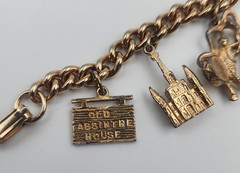 Charm Bracelet New Orleans Old Absinthe House Pirates Alley 7 In Vintage