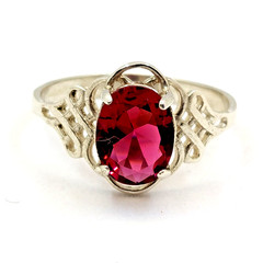 Vintage Elegant RING Silver 925 with Chic Bright Stone-size: 8.75US (18.5mm)| #7