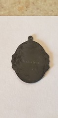 Antique Pendant Spain Man Ruler Or Warrior Or Religious Man Hand Made