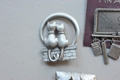 Brooch LOT Signed JJ Spoontiques AJC gold silver tone AH31
