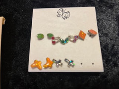 Lot #7: Assortment of Stud Earrings Many Kinds In Original Packaging