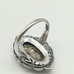 Vintage Uncas Mfg. Co. Sterling Silver 925 Marcasite Ring Sz 7 Art Deco
