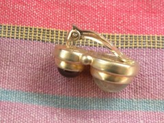 STERLING CITRINE RUTILATED QUARTZ CLIP EARRINGS MARK SPIRITO BERGDORF GOODMAN