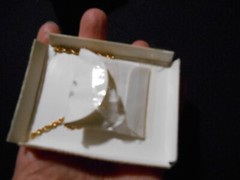 Vintage LeStage 1/20 12kGF Photo Locket Pendant Etched Wreath 20″Chain & Box