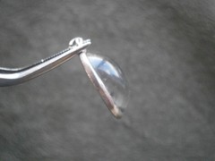 Hand Painted Butterfly Wing Vintage Sterling Silver Bracelet Charm Pendant 1.1g