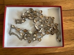 Vintage Natural Pearl Bib Necklace