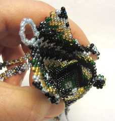 VTG Seed Bead Pouch Necklace Amulet Sachet Medicine Holder Bag Colors