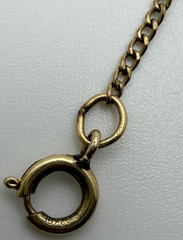 Vintage 1/20 12k Gold Filled Double Chain Bracelet w/ Safety Chain