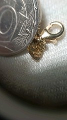 Vintage Milor 14k Yellow Gold Italian Coin Bracelet 7 In