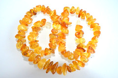 40gr RUSSIAN SOVIET BALTIC AMBER BEAD NECKLACE 琥珀 BRACELET STONE PENDANT EARRING