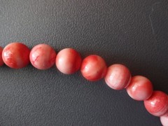 Vintage Pink Salmon /Angel Skin Coral Necklace Beads 84 gr