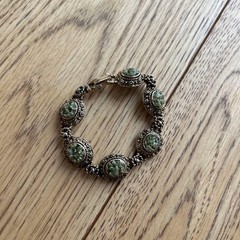 Vintage Jade Bracelet Antique Used Not specified