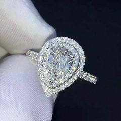 Art Deco 2.30 Ct White Diamond Antique Vintage Wedding Ring 925 Sterling Silver