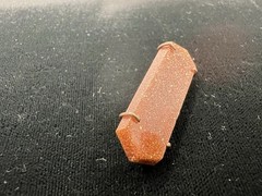 Vintage GOLDSTONE Art Deco Hexagon Bar Pin Brooch Vg+++