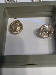 Gucci Hermès Mixed Lot 12pc Women’s Fashion Jewelry Earrings Ring Rhinestone