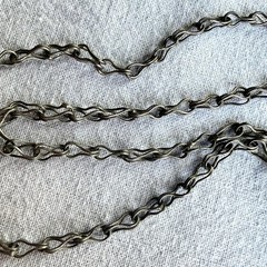 Vintage Modernist Mixed Metal Necklace | Sculptural Geometric Artisan Pendant