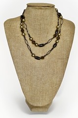 Vintage Carol Lee Faux Pearl Necklace, 35″ Long