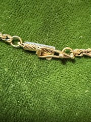 Vintage Italian SOLID 14KT Gold Stamped 7.5″ Bracelet 3.2 Grams New Old Stock