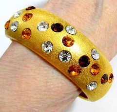 VTG RUNWAY LUXE JACKIE COLLINS GP SWAROVSKI CRYSTAL NECKLACE BRACELET EARRINGS