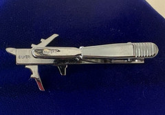 Vintage JAL Japan Airlines Tie Clasp Clip Bar Marked Silver – TESTED + NOS