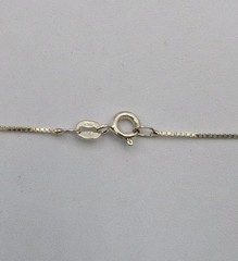 Vintage 925 Sterling Silver Crab Cancer Zodiac Pendant 17.75″ Box Chain Necklace