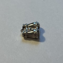 Vintage Sterling Silver Binoculars 3D Charm Military Travel Optics 0.66g