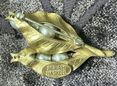 Vintage Miriam Haskell Brooch