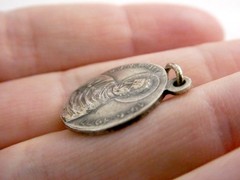 Vintage St John Neumann Religious Medal Made in Italy 2.7g 17.75mm Diameter