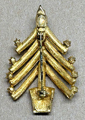 Vtg Jordan Marsh Gold Tone Rhinestone Christmas Tree Brooch Pin Prong Set
