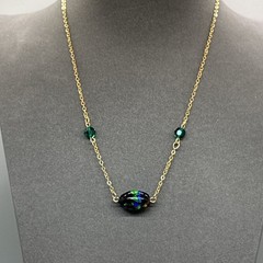 Sarah Coventry Night Garden Necklace and Clip On Earrings Set 70’s Vintage