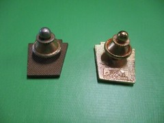 Little League Softball Official Pin Lot of 2 Size Approx .5 x .5 Inches Used