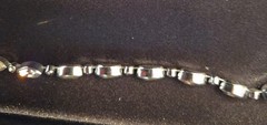 Vintage Silvertone and Marquise Rhinestone Necklace