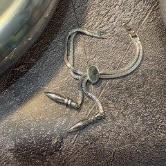 Rare Monet Priscilla Necklace & Gibson Bracelet, 1950s USA Signed Set