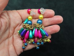 Vintage What We Wore In The 1980’s Gypsy Style Pierced Earrings