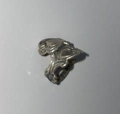 Avon Treasured Heart Sterling Silver Spoon Ring Valentine’s Wrap 925 Size Varies