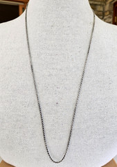 Vintage 925 Italy HAN Rope Chain Necklace 29.5″ 9.61 Grams