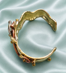 Vintage Brutalist Cuff Bracelet