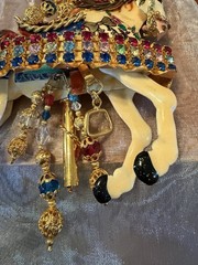 Lunch At The Ritz (LATR) Vintage Carousel Horse Set Brooch/Pendant Earrings