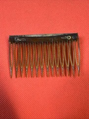 NAVAJO 925 Sterling Silver – Vintage Turquoise Hair Comb Clip