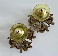 Vintage Set Of Signed SILVER FOREST Brooch Pin & Matching Earrings 80s/90s Rare