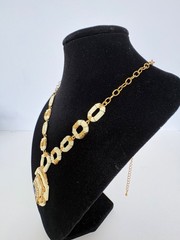 JBK Camrose & Kross Jackie Kennedy Enamel Necklace 21″ 28.32g Box COA