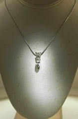 9MM DELUZE VINTAGE HEAVY SOLID CORE 925 SILVER HAWAIIAN TIKI SMALL PENDANT ~8gr