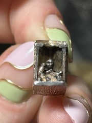 Vintage Sterling Silver Man In The “Dog House” Charm