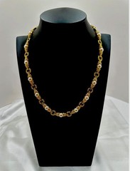 Limited Production JBK Camrose & Kross Pearl Crystal Gold Tone Link Necklace