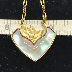 Vintage ART NOUVEAU by Crown Jewelry Gold- Pink Enamel Dangle Pierced Earrings