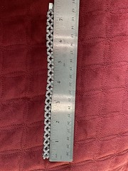 Ross Simons sterling silver flower .50 ct. t.w. diamond bracelet Size 7 1/4”
