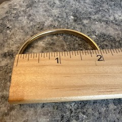 Vintage Marathon 14k Gold Filled Hinged Child’s Bangle Bracelet