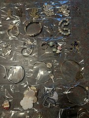 Mixed Jewelry Lot: Vintage & Modern Pieces Assorted Styles, Materials, Varieties